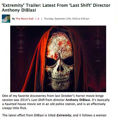 ‘Extremity’ Trailer: Latest From ‘Last Shift’ Director Anthony DiBlasi